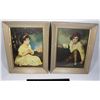 Image 1 : PAIR OF VINTAGE FRAMED PRINTS