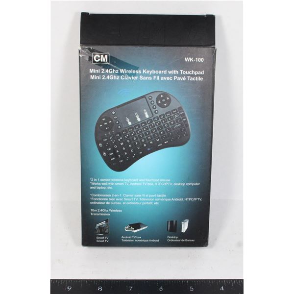CM MINI 2.4GHZ WIRELESS KEYBOARD WITH TOUCHPAD