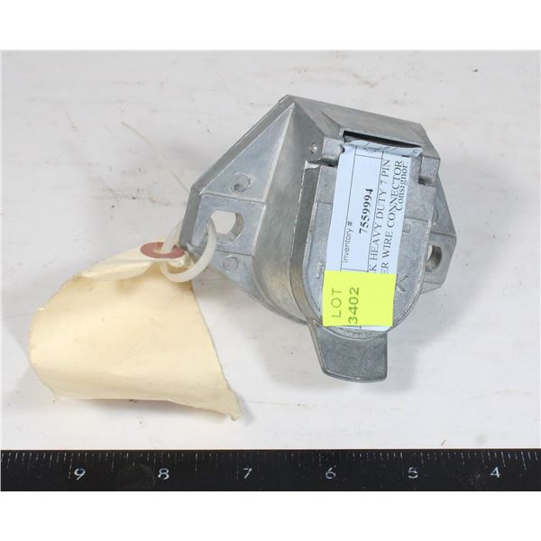 POLLAK HEAVY DUTY 7 PIN TRAILER WIRE CONNECTOR