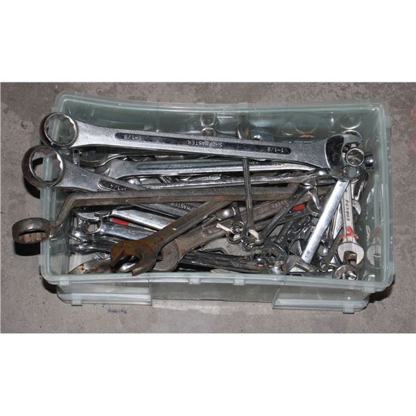 LOT OF SAE WRENCHES
