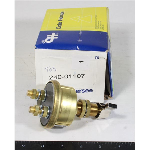 COLE HERSEE 240-01107 MASTER DISCONNECT SWITCH