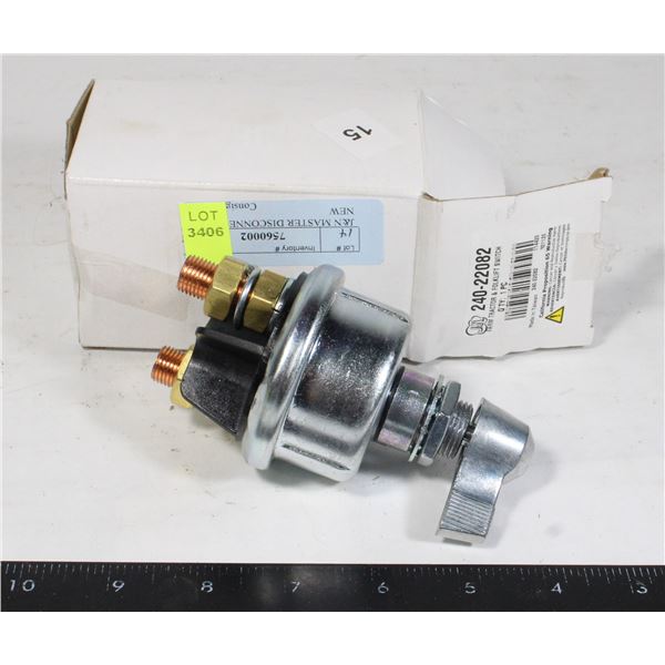 J&N MASTER DISCONNECT SWITCH, NEW