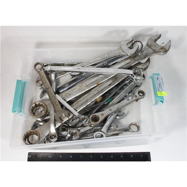 LOT OF SAE WRENCHES