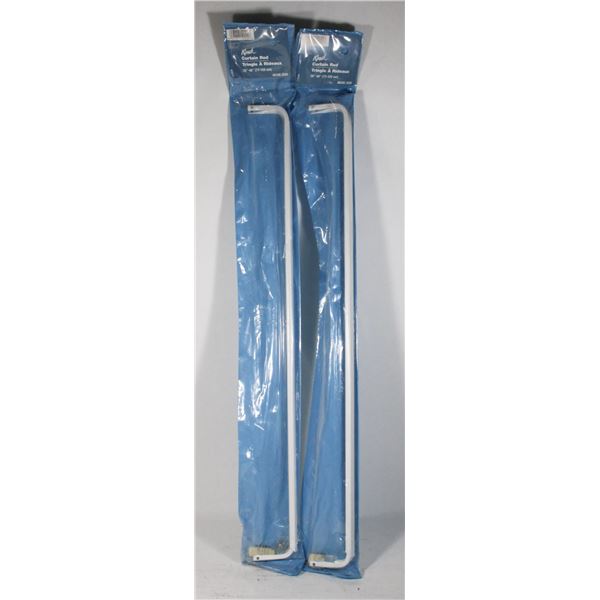 PAIR OF NEW KIRSCH CURTAIN RODS 28" -48"