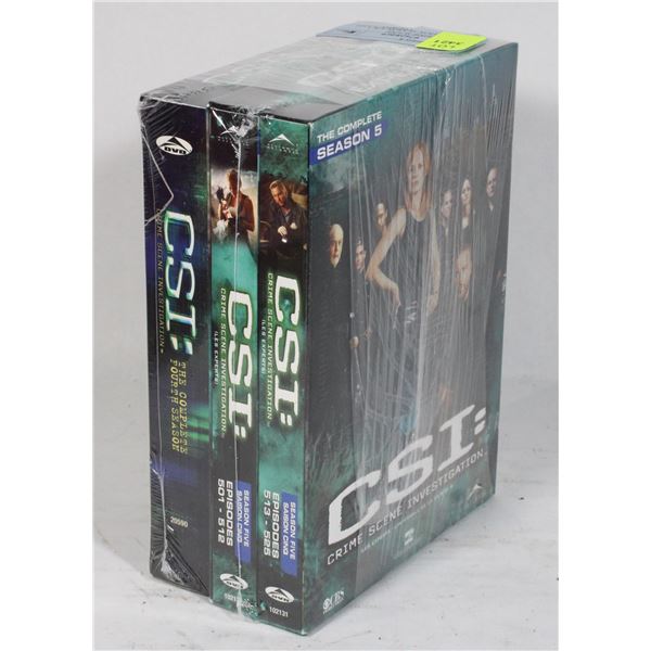 NEW CSI: CRIME SCENE INVESTIGATION SEASON 4 & 5