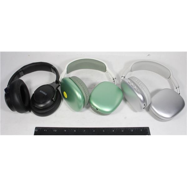 3 WIRELESS HEADPHONES