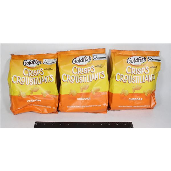 GOLDFISH CHEDDAR CRISPS 3X177G 531G