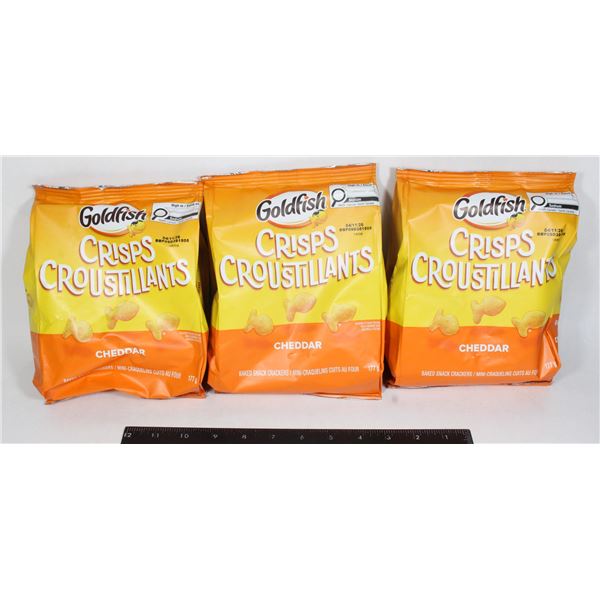 GOLDFISH CHEDDAR CRISPS 3X177G 531G