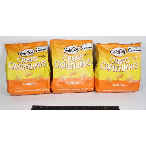 GOLDFISH CHEDDAR CRISPS 3X177G 531G