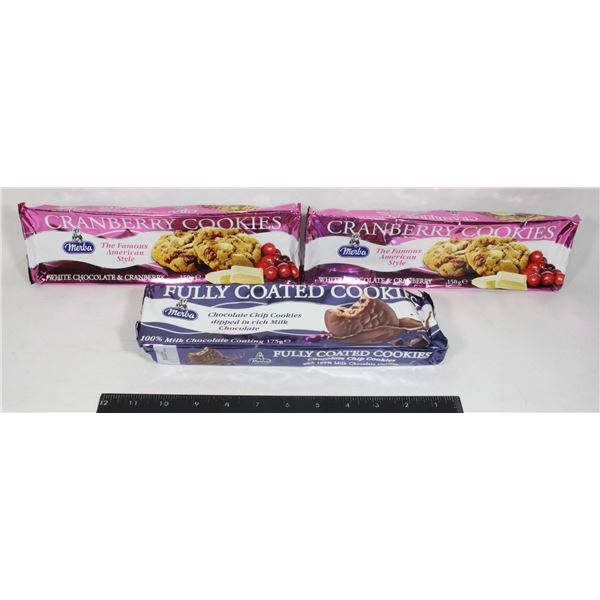 MELBA COOKIES VARIETY CRANBERRY & CHOCOLATE 475G