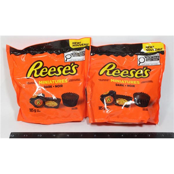 TWO REESE'S MINIATURES DARK (2 X 185G)