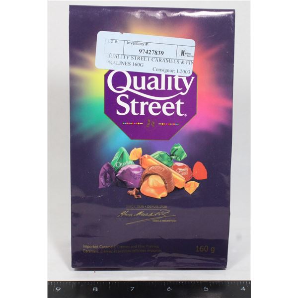 QUALITY STREET CARAMELS & FINE PRALINES 160G