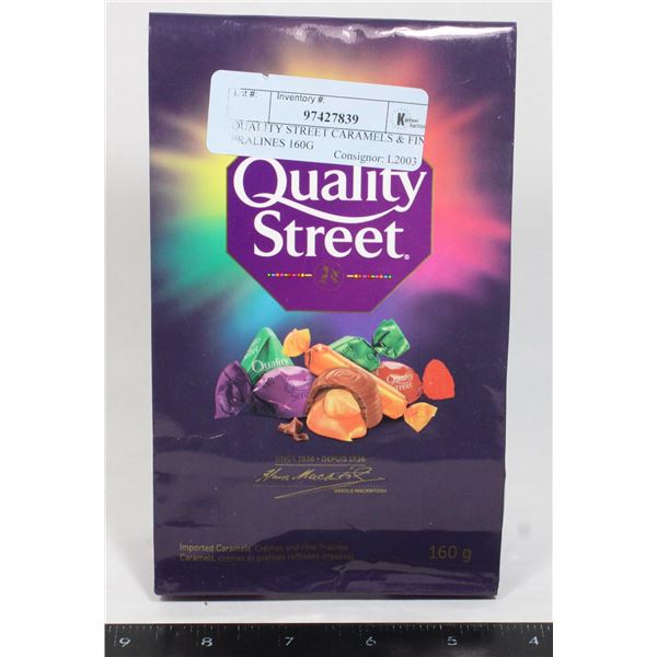 QUALITY STREET CARAMELS & FINE PRALINES 160G