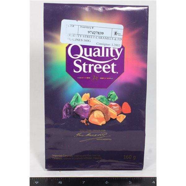 QUALITY STREET CARAMELS & FINE PRALINES 160G