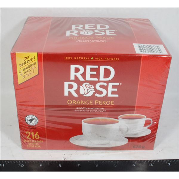 RED ROSE ORANGE PEKOE 216 BAGS (626 G) TEA