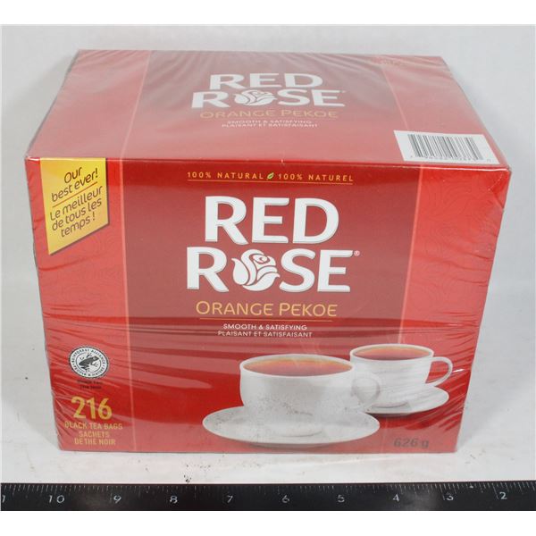 RED ROSE ORANGE PEKOE 216 BAGS (626 G) TEA