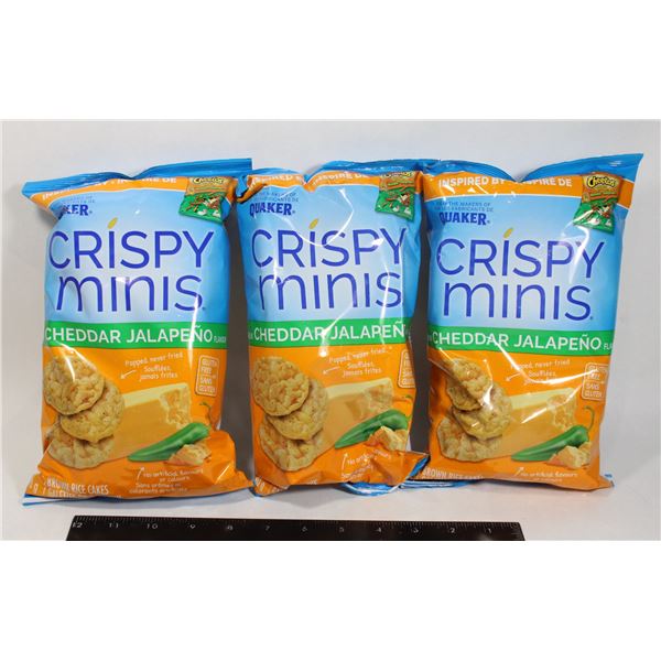 CRISPY MINIS CHEDDAR JALAPENO 3X90G 270G
