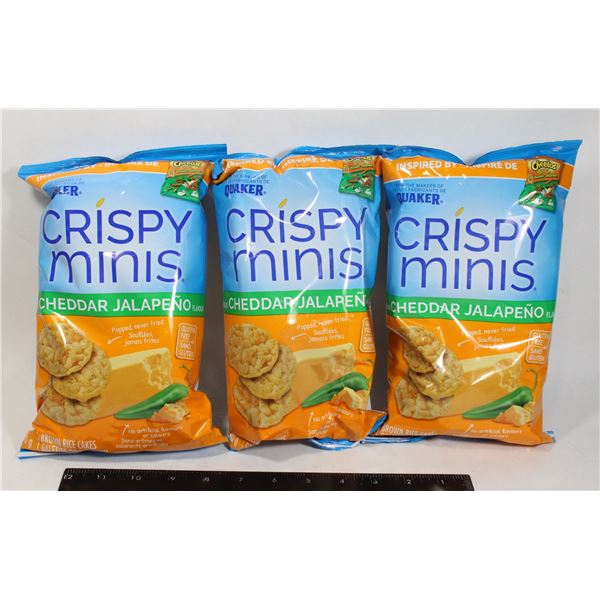 CRISPY MINIS CHEDDAR JALAPENO 3PK 270G