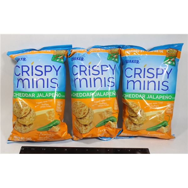 CRISPY MINIS CHEDDAR JALAPENO 3PK 270G