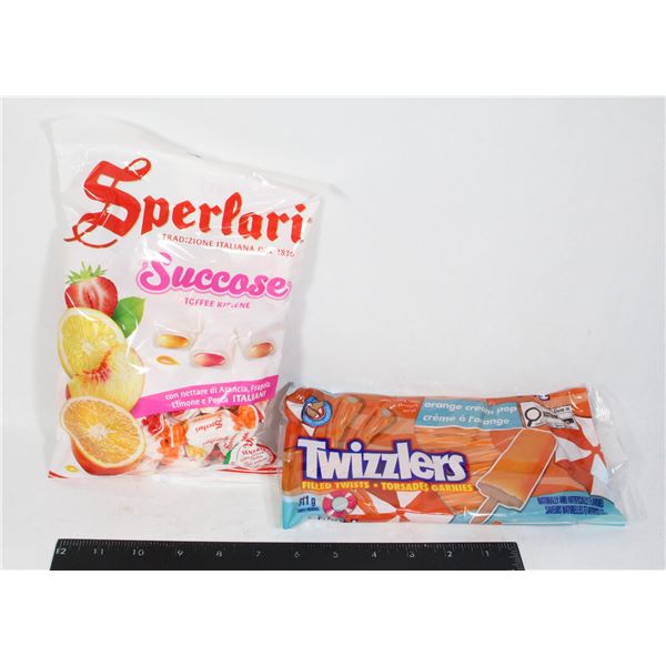 TWIZZLERS CREAM POP & SPERLARI TOFFEE 661G