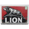 Image 1 : BRAND NEW LION THEMED METAL SIGN