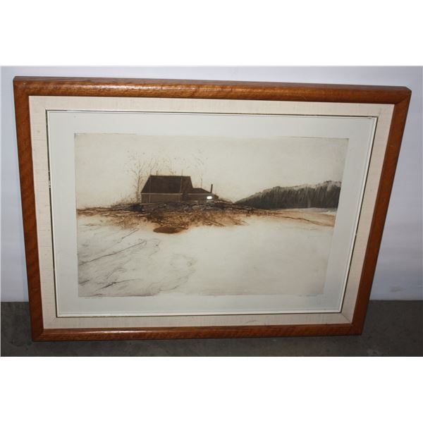 PRINT OF ARTHUR DODGES HOUSE DOUG FORSYTHE SIGNED