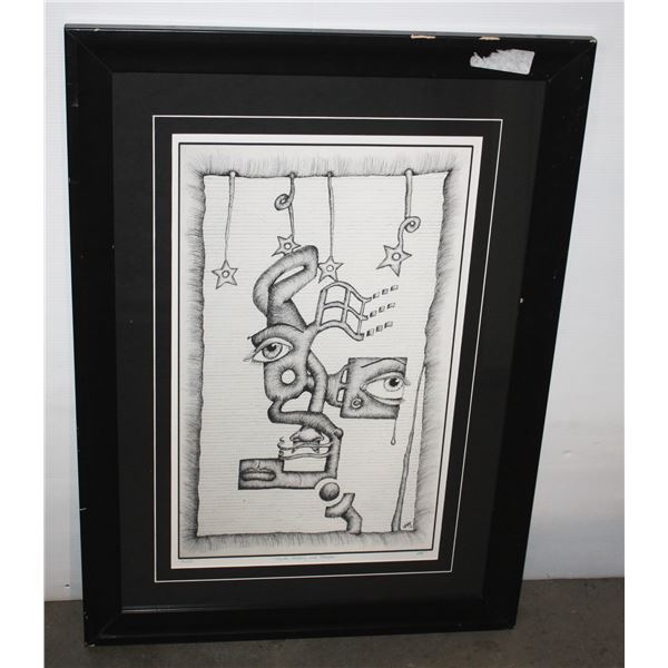 FRAMED PRINT OF DIGITAL POVERTY LOVE PRAYER