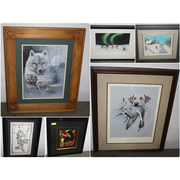 FEATURED ARTWORK: PRINTS, PAINTINGS, POSTERS (LOTS 3619-3645)