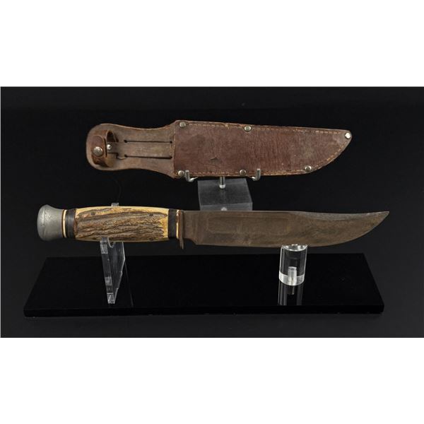 Solingen IMCO 47 Stag Horn Handle Hunting Knife