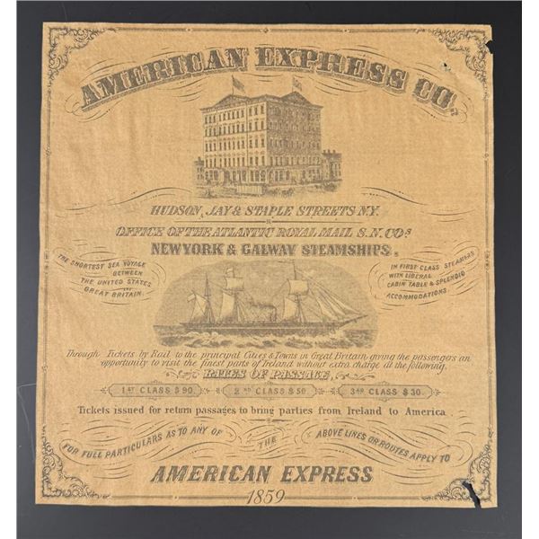 American Express Broadside Newspaper Advertisement