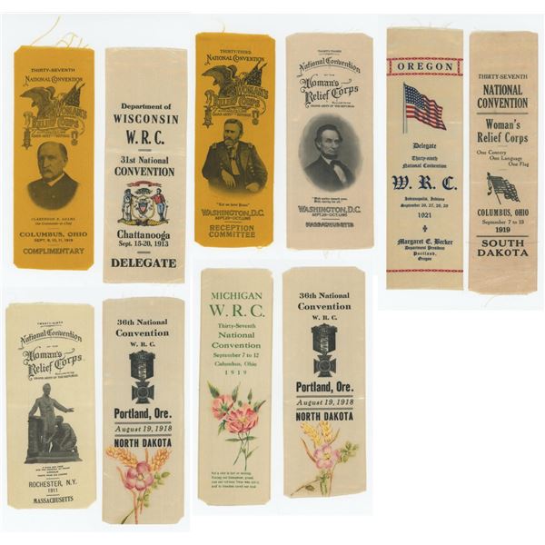 Women's Relief Corps National Convention Ribbons