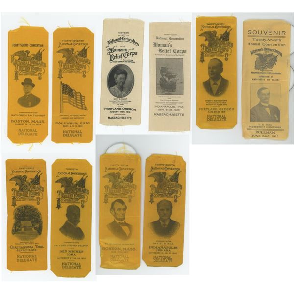 Women's Relief Corps National Convention Ribbons