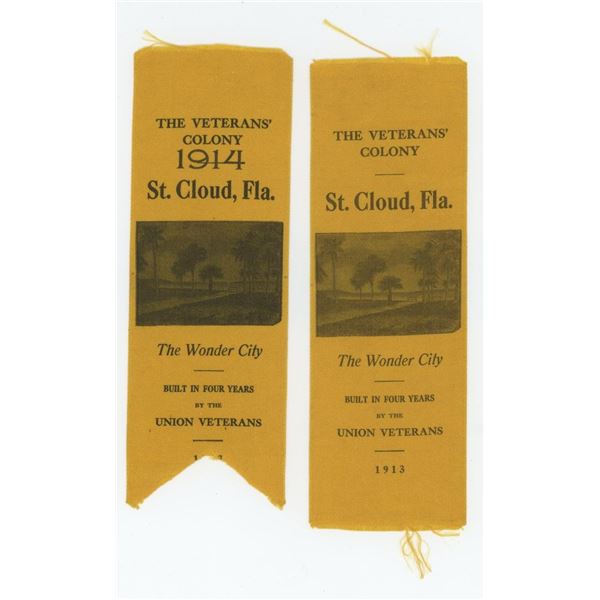 1913 1914 The Veterans Colony Florida Ribbons