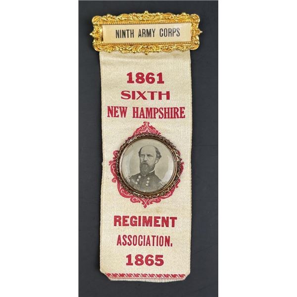 1865 Sixth New Hampshire Civil War GAR Ribbon
