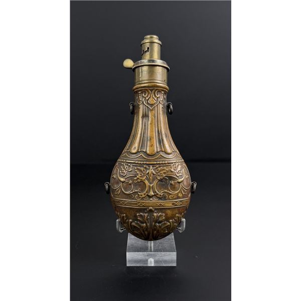 G&JW Hawksley Brass Powder Flask