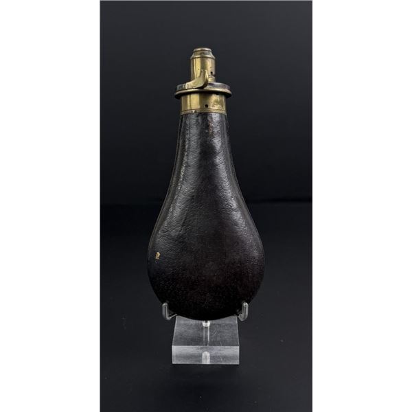 G&JW Hawksley Leather Brass Powder Flask