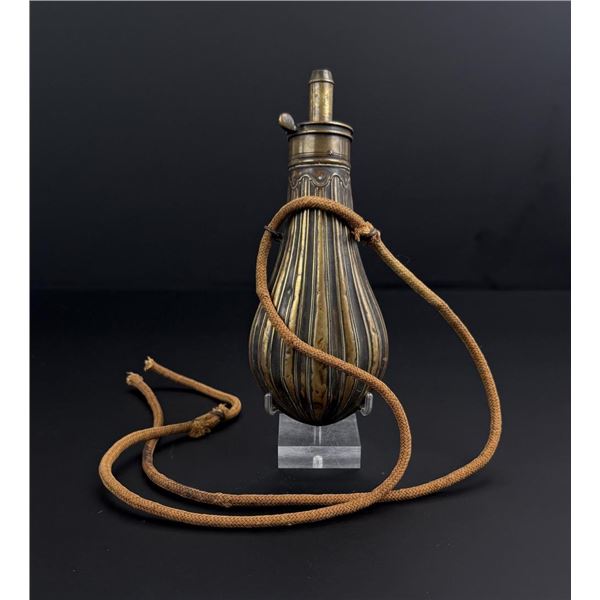 American Flask & Cap Brass Powder Flask