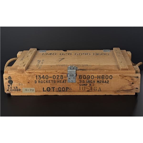 Vietnam War M28A2 Rocket Crate