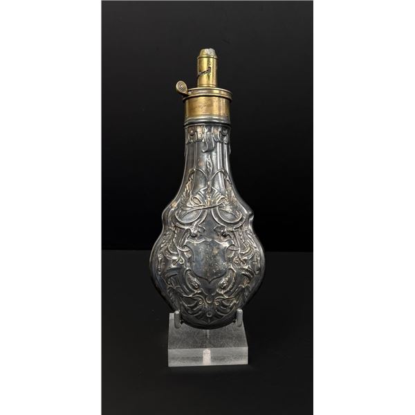 G&JW Hawksley Brass Powder Flask