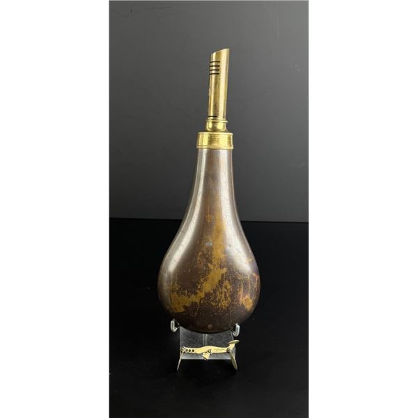James Dixon & Sons Brass Powder Flask