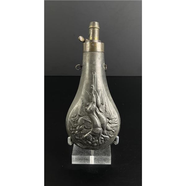 James Dixon & Sons Riling 622 Pewter Powder Flask