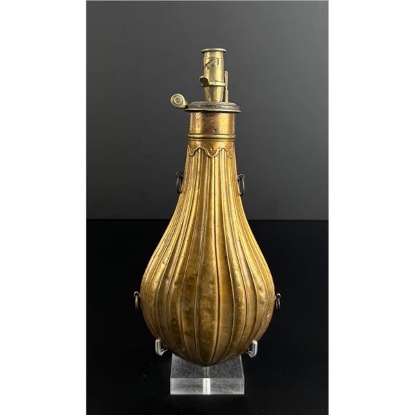 James Dixon & Sons Brass Powder Flask