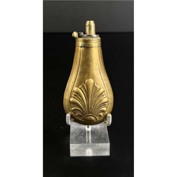 Brass Pistol Pocket Powder Flask
