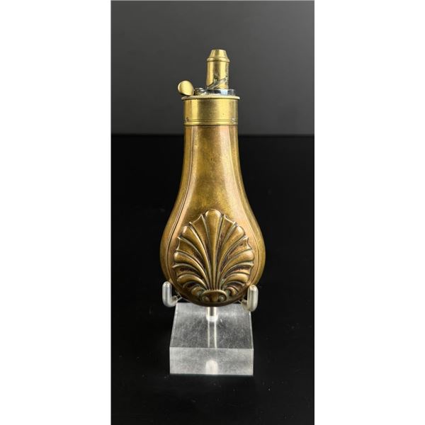 Brass Pistol Pocket Powder Flask