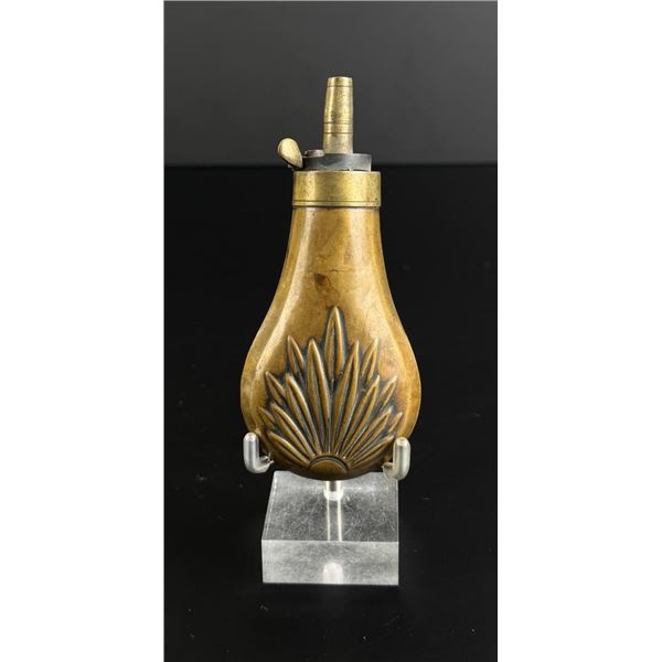 Brass Pistol Pocket Powder Flask