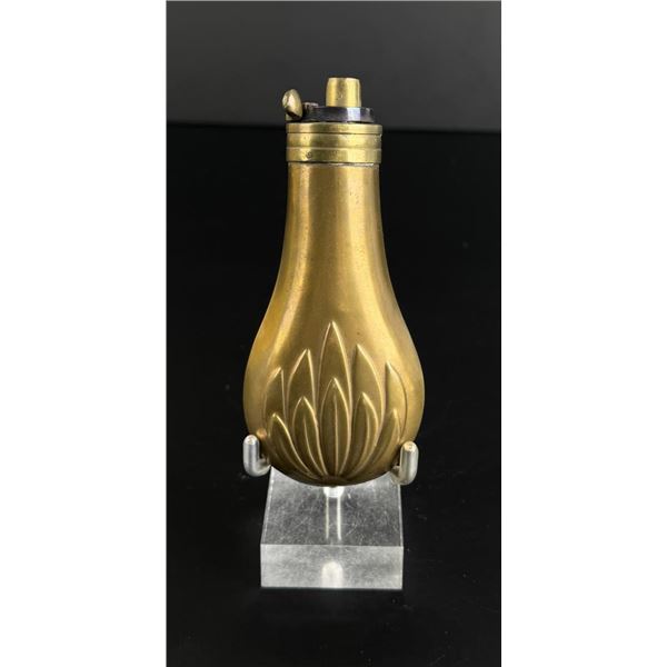 Brass Pistol Pocket Powder Flask