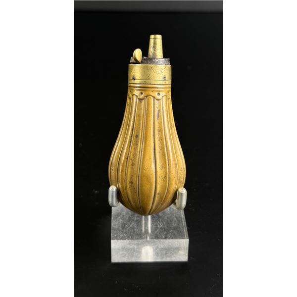 Brass Pistol Pocket Powder Flask
