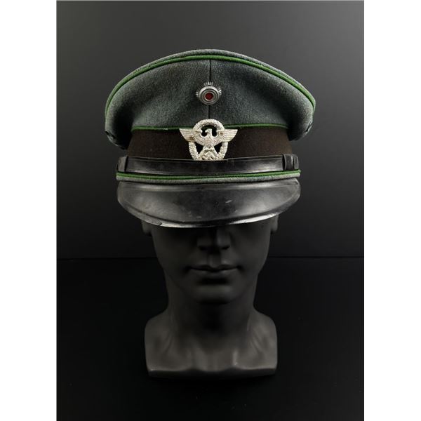WW2 German Schutzpolizei Police Visor Cap