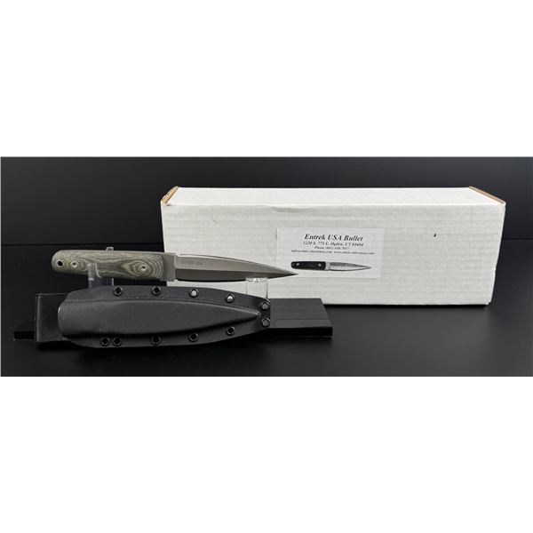 Entrek Bullet Boot Dagger Fighting Knife