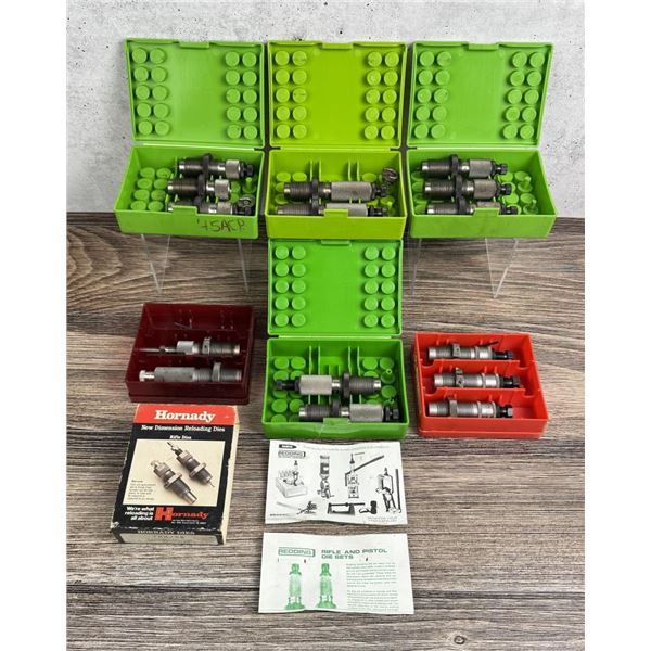 Collection of Redding Hornady Reloading Dies